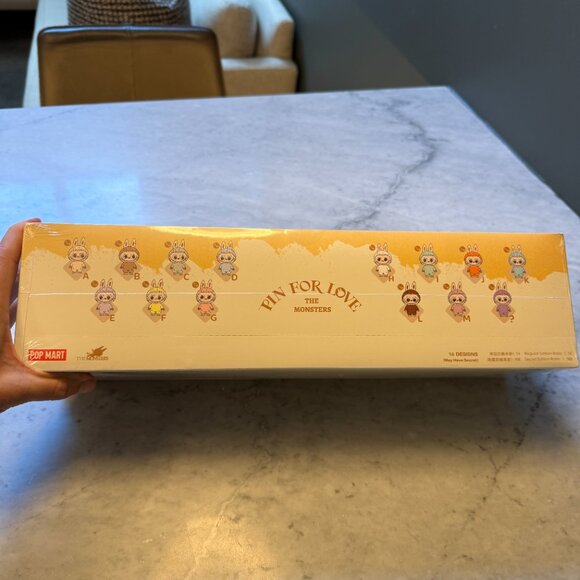 THE MONSTERS Pin for Love Series-Vinyl Plush Pendant Blind Box (A-M) (Set of 14) - Picture 2 of 3